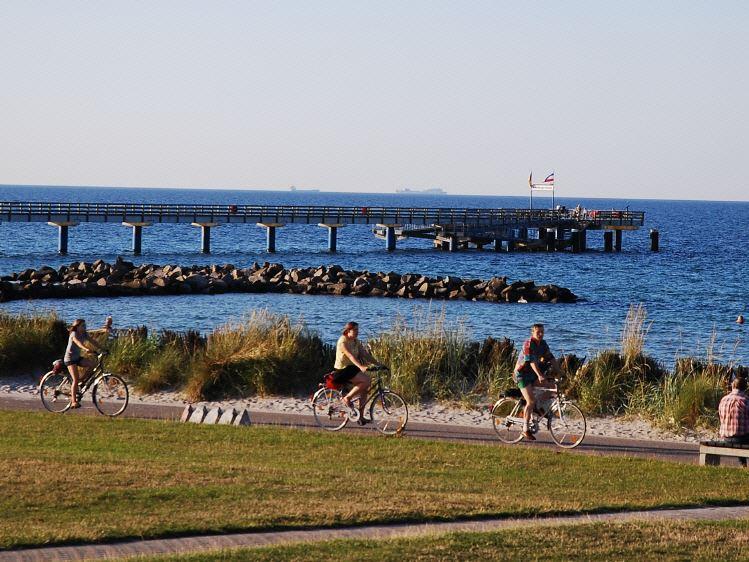 Schönberger-Strand - Seebrücke, Radfahren