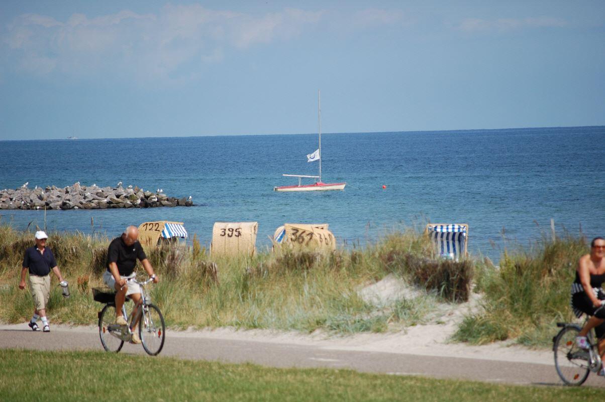 lange Fahrradtouren direkt am Strand entlang