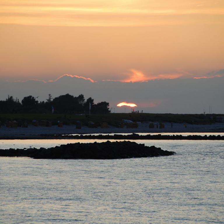 Sonnenuntergang von der Seebrücke