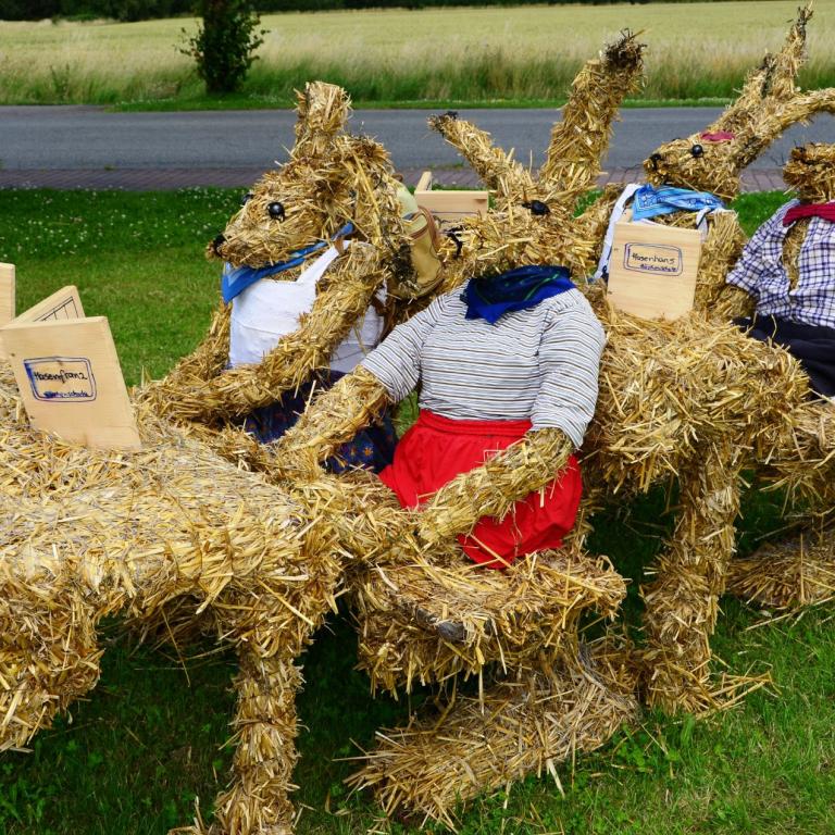 Strohfigur Probsteier Korntage 2012 Wendtorf